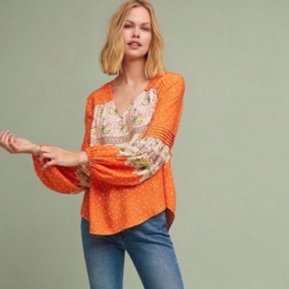 Sz xs Maeve by Anthropologie new boho blouse - Picture 12 of 13